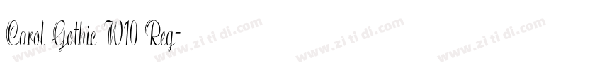 Carol Gothic W10 Reg字体转换 Carol Gothic W10 Reg字体转换